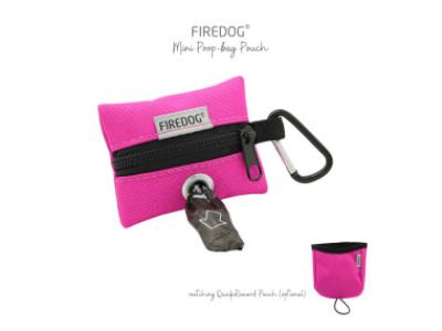 Mini-Beutelspender Softshell hot pink